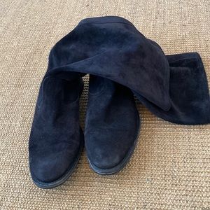 n.d.c. made by hand Black Suede Slouch Boots